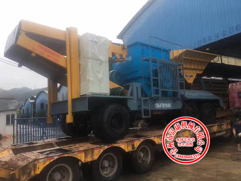 移動(dòng)建筑垃圾破碎站