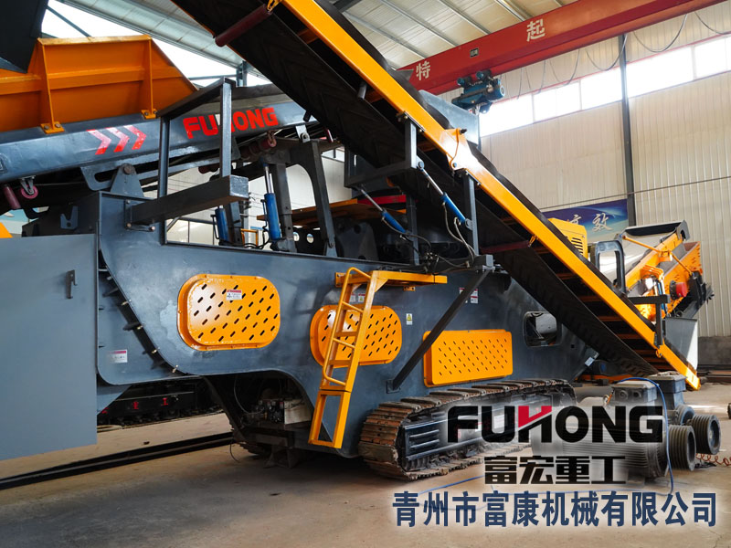 建筑垃圾移動(dòng)式破碎站