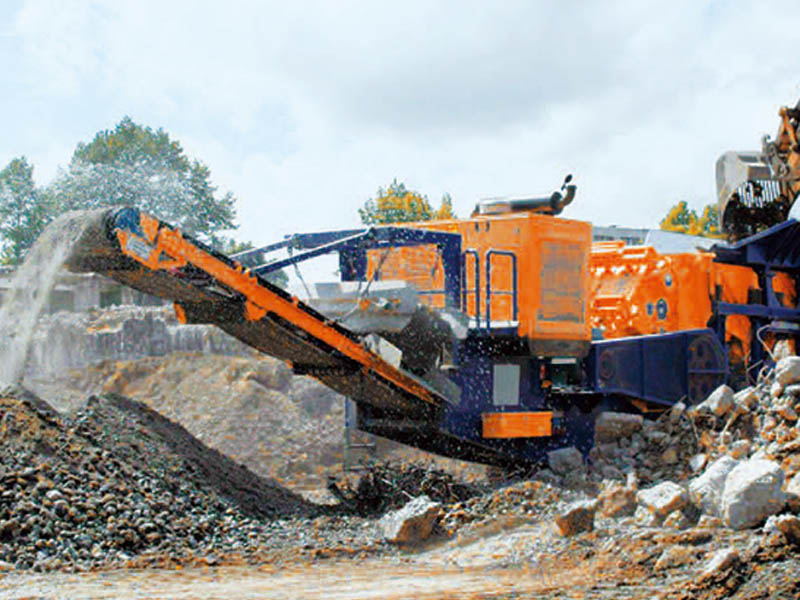 移動(dòng)建筑垃圾破碎站 移動(dòng)建筑垃圾破碎站