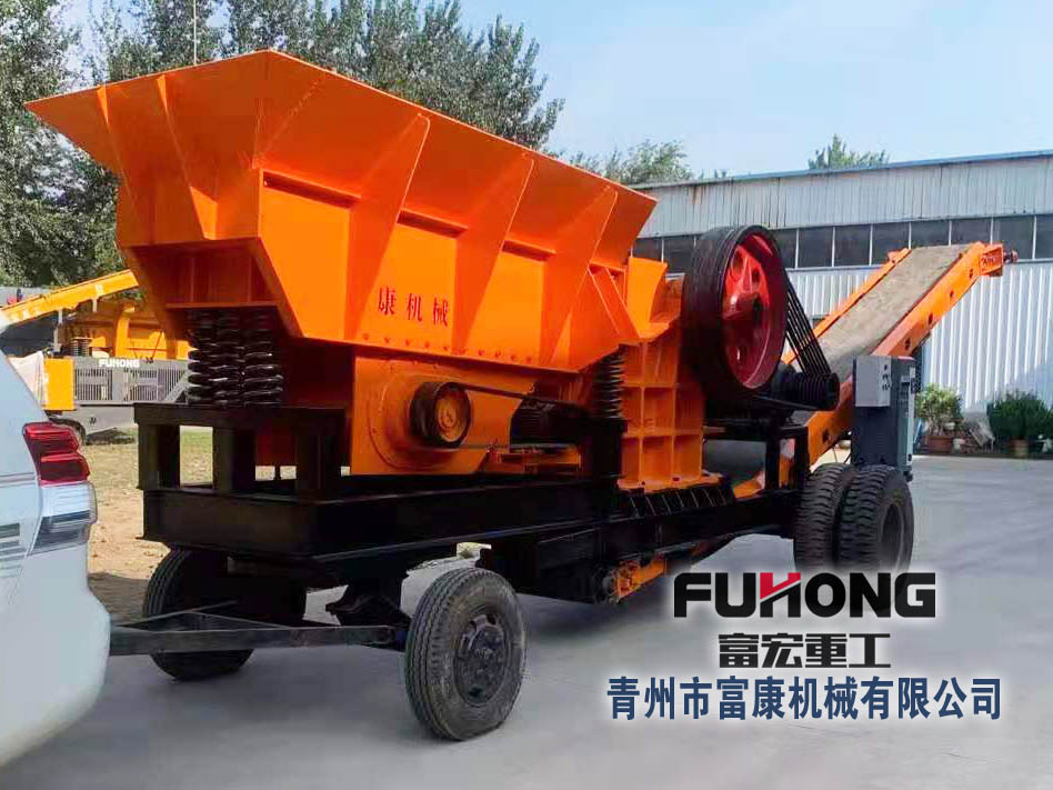粗破車載輪胎式移動(dòng)破碎站
